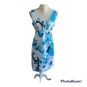 NEW YORK & COMPANY-STUNNING FLORAL DRESS-SIZE 10